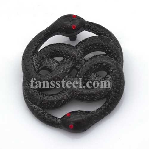 FSP16W98B Annular snake masonic pendant - Click Image to Close